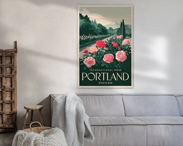 Portland, Oregon by Poster Art Shop