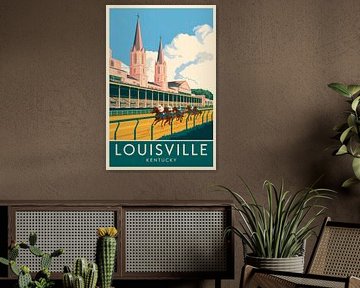 Louisville, Kentucky Vintage Travel Poster von Poster Art Shop