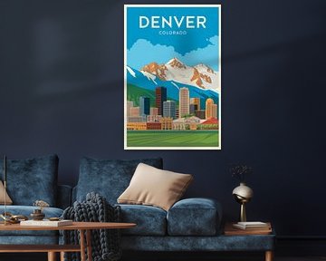 Denver, Colorado van Poster Art Shop