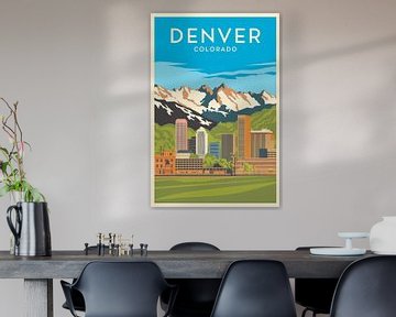 Denver, Colorado van Poster Art Shop