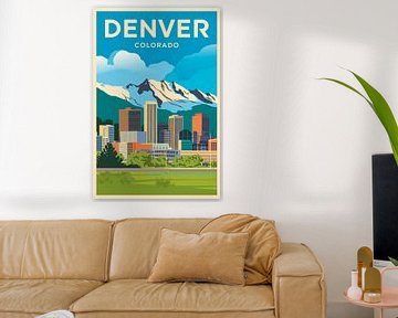 Denver, Colorado van Poster Art Shop