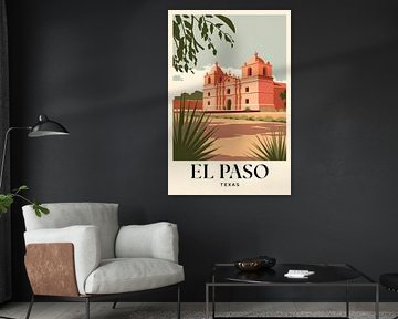 El Paso, Texas van Poster Art Shop