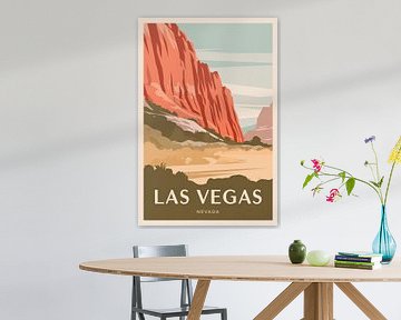 Las Vegas, Nevada Vintage Reisposter van Poster Art Shop