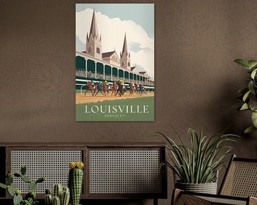 Louisville, Kentucky van Poster Art Shop