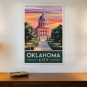Oklahoma City von Poster Art Shop