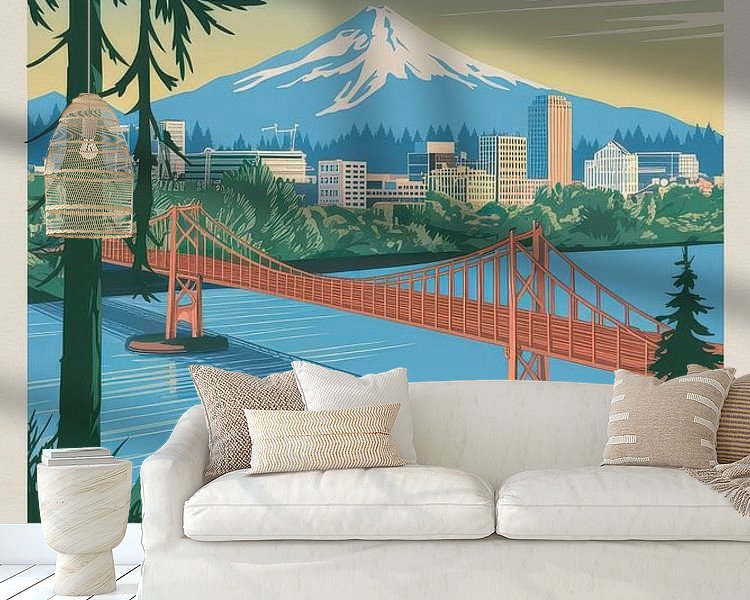 Example of the artwork in a room