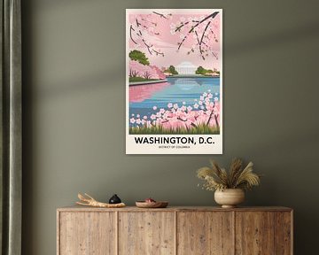 Washington, D.C. Vintage Reisposter van Poster Art Shop