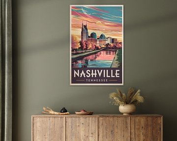 Nashville, Tennessee van Poster Art Shop
