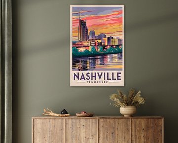 Nashville, Tennessee by Poster Art Shop