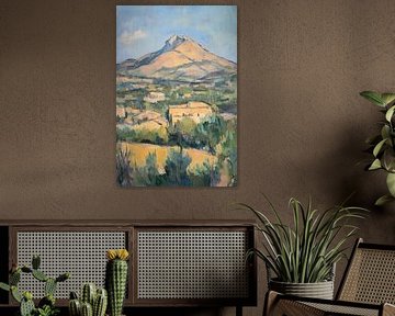 Paysage de montagne aux tons calmes