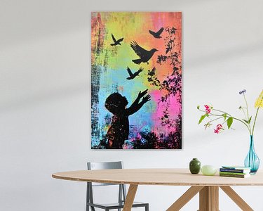 Example of the artwork in a room