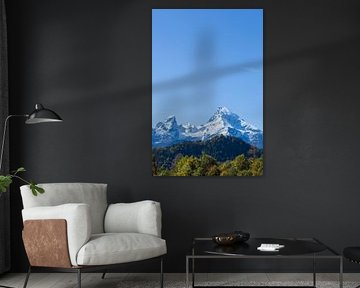 Watzmann im Herbst,  Berchtesgaden, Berchtesgadener Land, Oberba