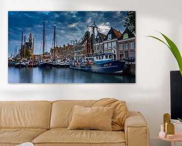 Haven van Hoorn vlakbij de Hoofdtoren van Chris Snoek