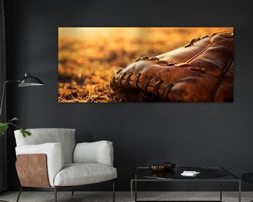 Honkbalhandschoen in het licht van Poster Art Shop