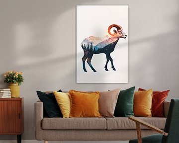Mountain landscape in the Bock by Poster Art Shop