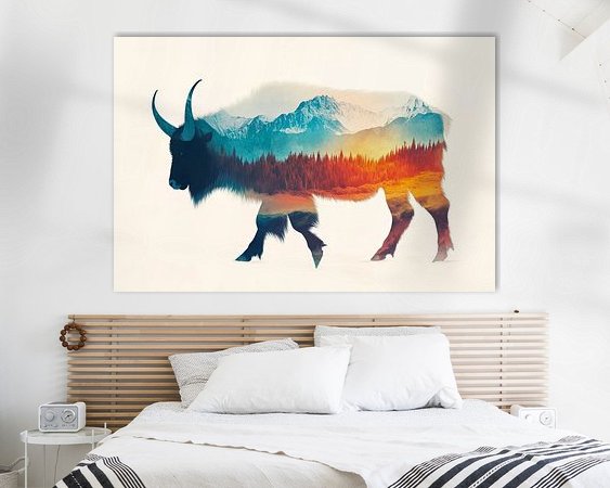 Example of the artwork in a room