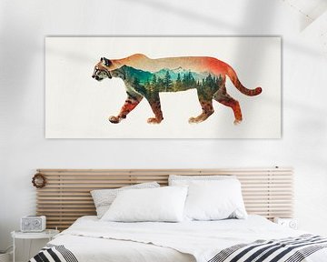 Mountain landscape in the Tiger by Poster Art Shop