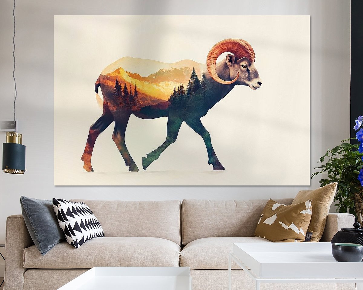 Example of the artwork in a room