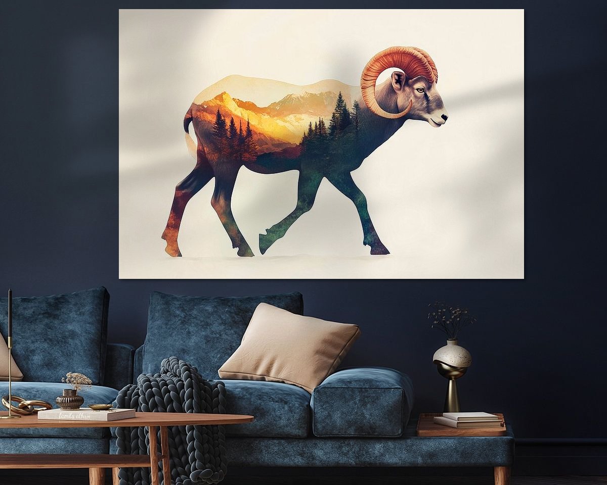 Example of the artwork in a room