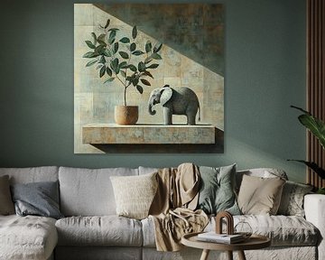 Mini Olifant van Kunst Kriebels