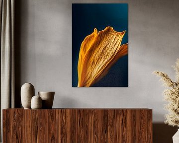 Petal in gold by Poster Art Shop