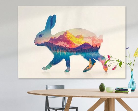 Example of the artwork in a room