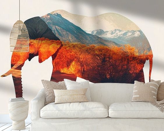 Example of the artwork in a room