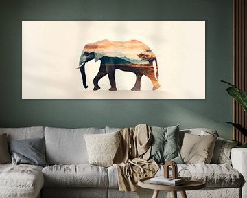Nature in the elephant by Poster Art Shop