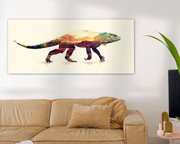 Fantasie hagedis van Poster Art Shop