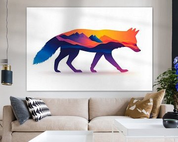 Loup fantaisiste sur Poster Art Shop
