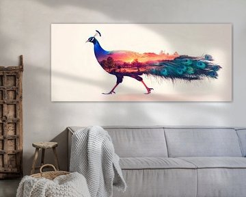 Imaginative peacock by Poster Art Shop