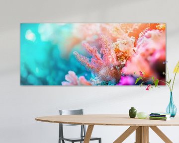 Farbenfrohe Korallenwelt von Poster Art Shop