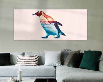 Colourful penguin by Poster Art Shop
