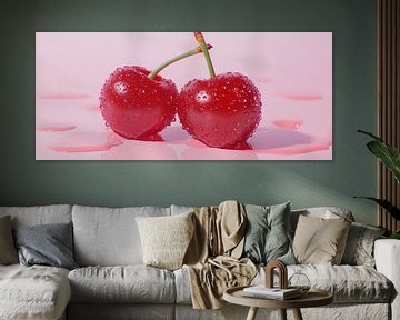 Sappige kersen van Poster Art Shop