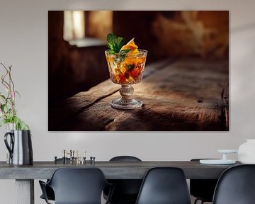 Cocktail de fruits frais sur Poster Art Shop
