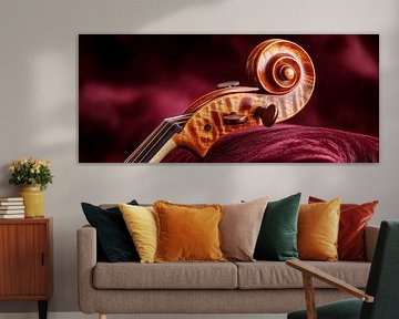 Violin in focus by Poster Art Shop