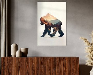 Animal landscape journey by Poster Art Shop