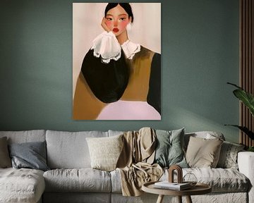 Modern portret van Carla Van Iersel