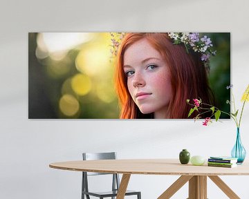 Koninklijk bloemenmeisje van Poster Art Shop