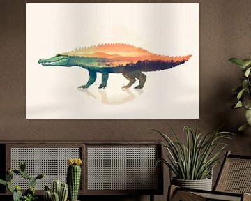 Schepsel met landschap van Poster Art Shop
