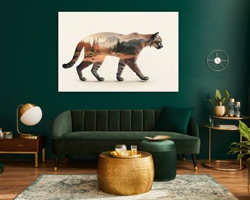 Lynx in paradise by Poster Art Shop