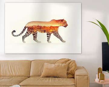 Lion in motion by Poster Art Shop