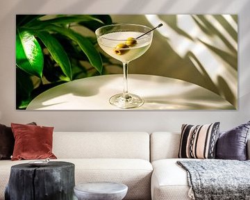 Martini à l'olive sur Poster Art Shop