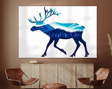Nature in the Elk by Poster Art Shop