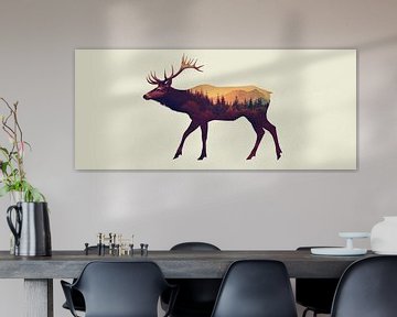 Natuur in de Hirsch van Poster Art Shop