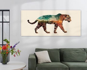 Dierenlandschapsreis van Poster Art Shop