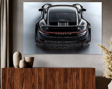 Zwarte Porsche 911 GT 3 van PixelPrestige