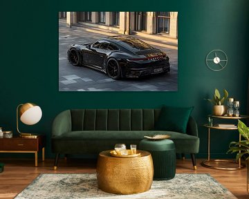 Black Porsche 911 GT 3 by PixelPrestige