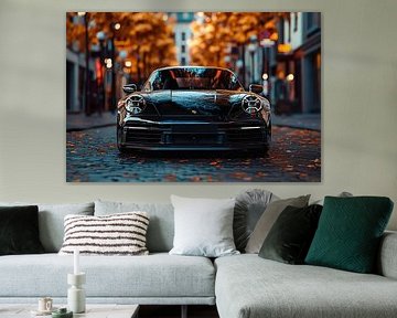 Black Porsche 911 GT 3 by PixelPrestige