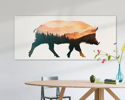 Example of the artwork in a room